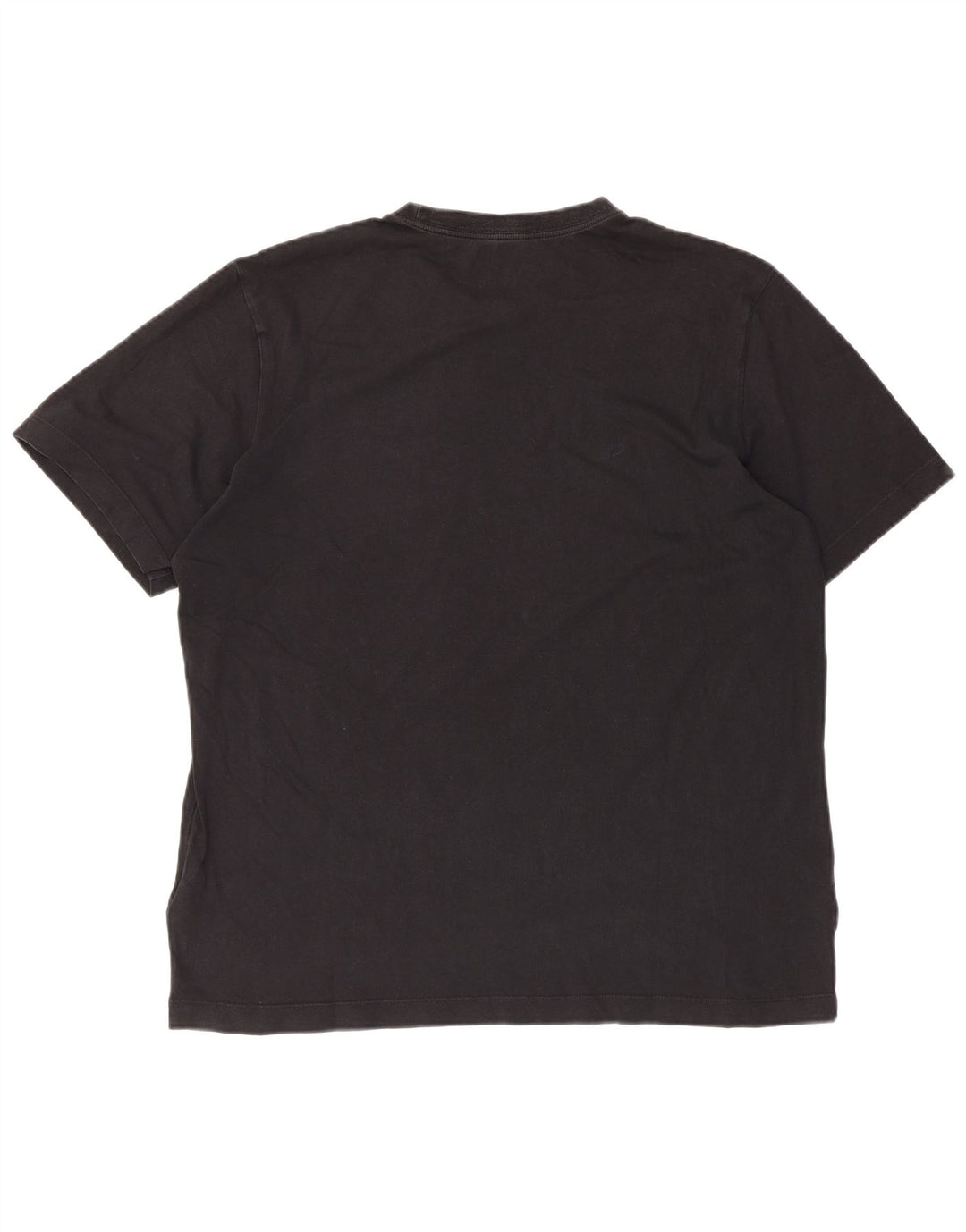 NIKE Mens T-Shirt Top Large Black Cotton