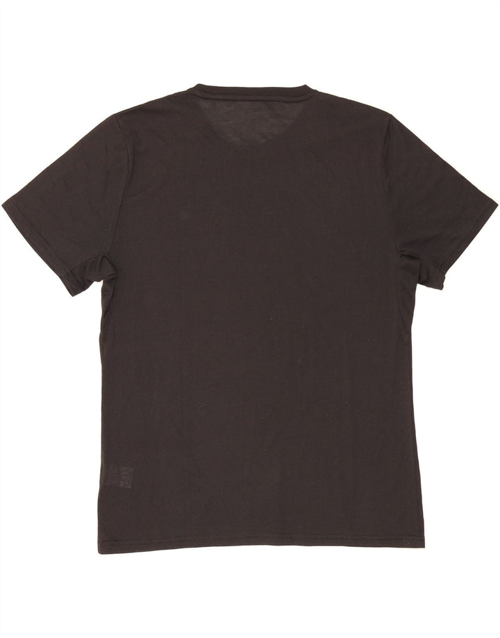 CALVIN KLEIN Mens Golf T-Shirt Top Large Black Polyester Vintage Calvin Klein and Second-Hand Calvin Klein from Messina Hembry 