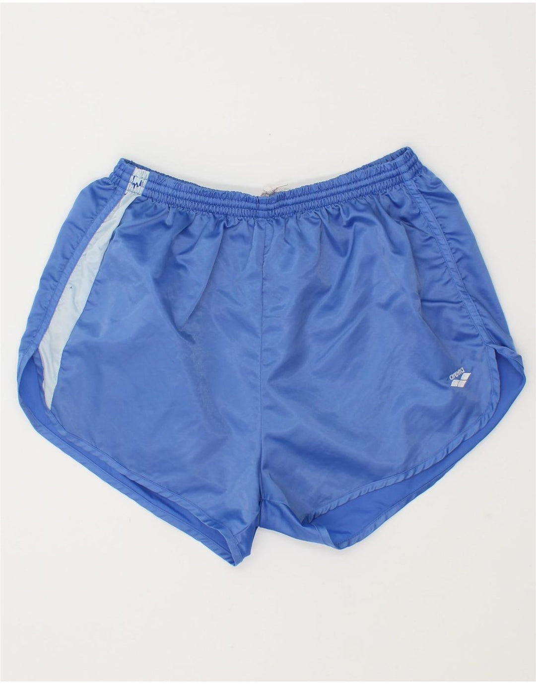 ARENA Girls Sport Shorts 5-6 Years Blue Colourblock Polyamide Vintage Arena and Second-Hand Arena from Messina Hembry 