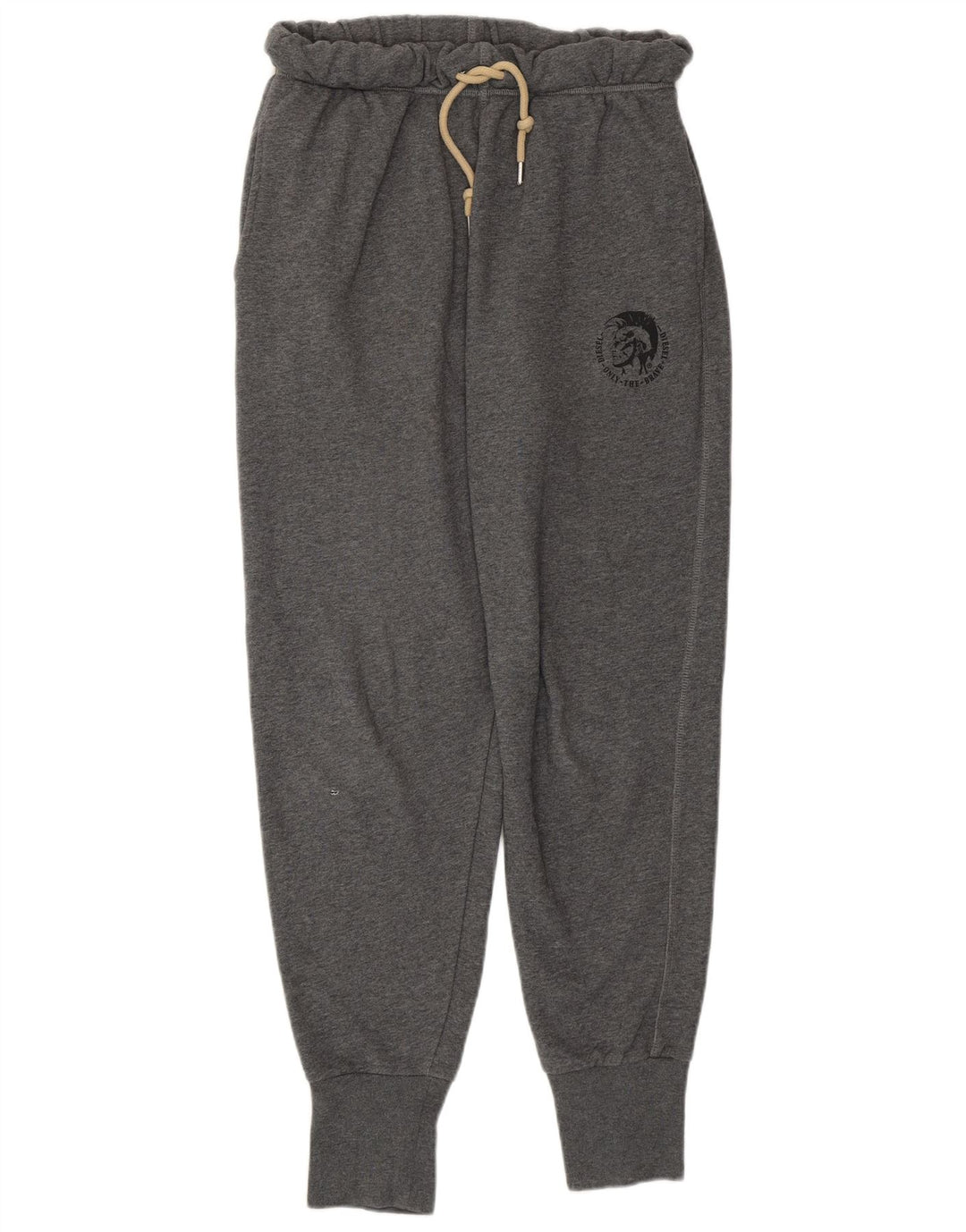 DIESEL Womens Tracksuit Trousers Joggers UK 12 Medium  Grey Cotton