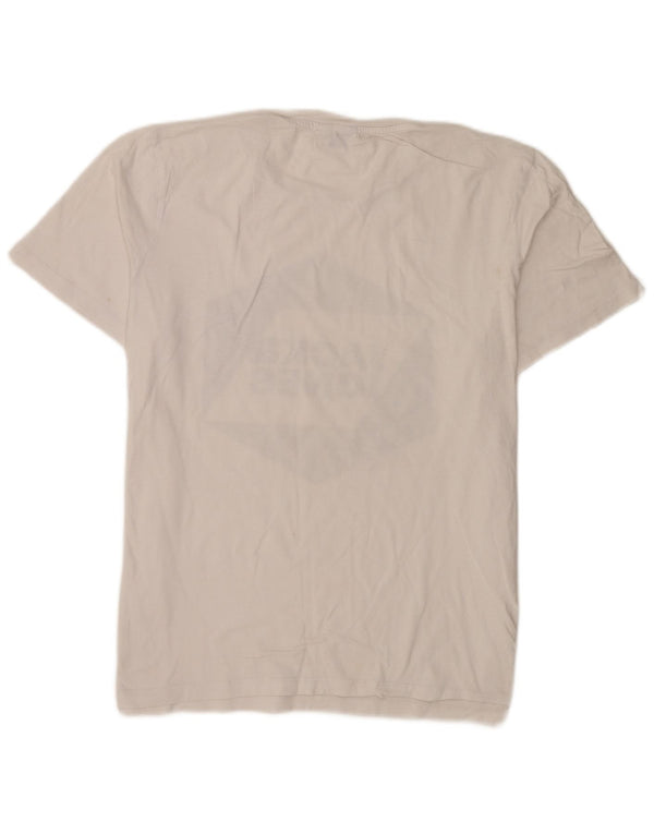 Jack & Jones Mens Graphic T-Shirt Top XL White Cotton