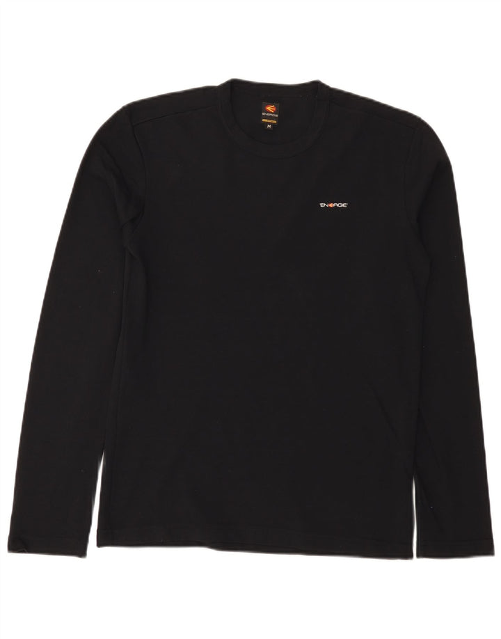 Energie Mens Top Long Sleeve Medium Black Polyamide