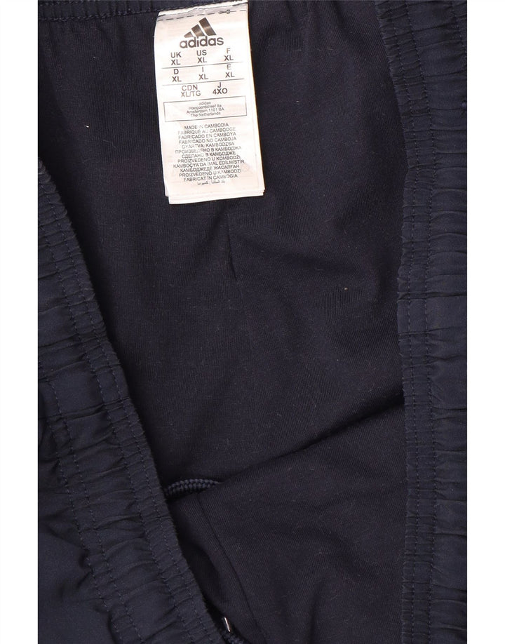 ADIDAS Mens Tracksuit Trousers XL  Navy Blue Polyester