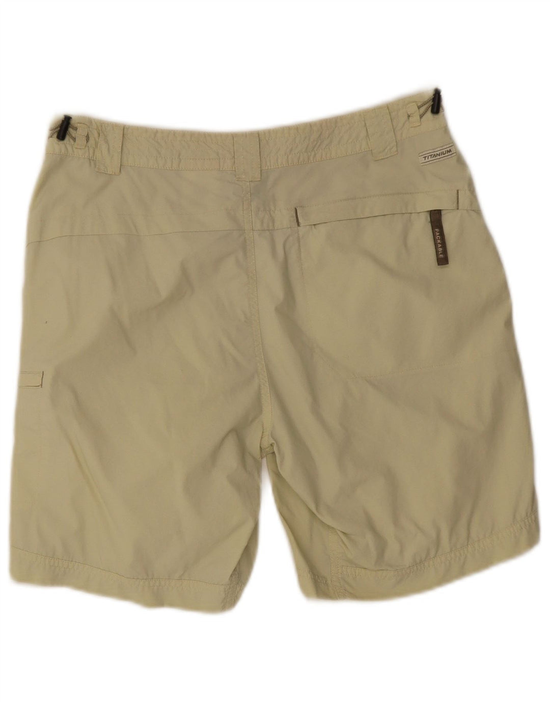 Columbia Womens Titanium Cargo Shorts US 8 Medium W30 Green Nylon