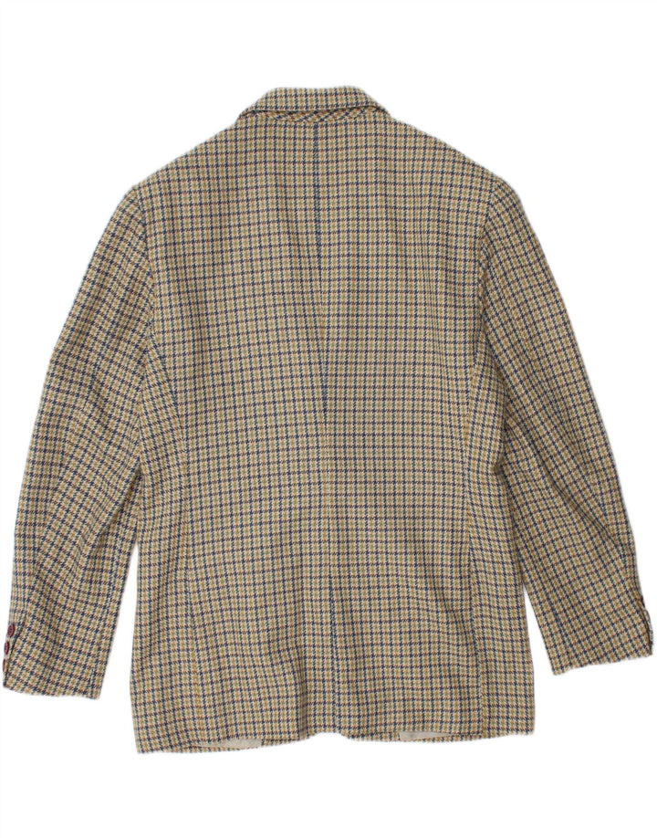 VINTAGE Womens 2 Button Blazer Jacket IT 48 XL Multicoloured Houndstooth Vintage Vintage and Second-Hand Vintage from Messina Hembry 