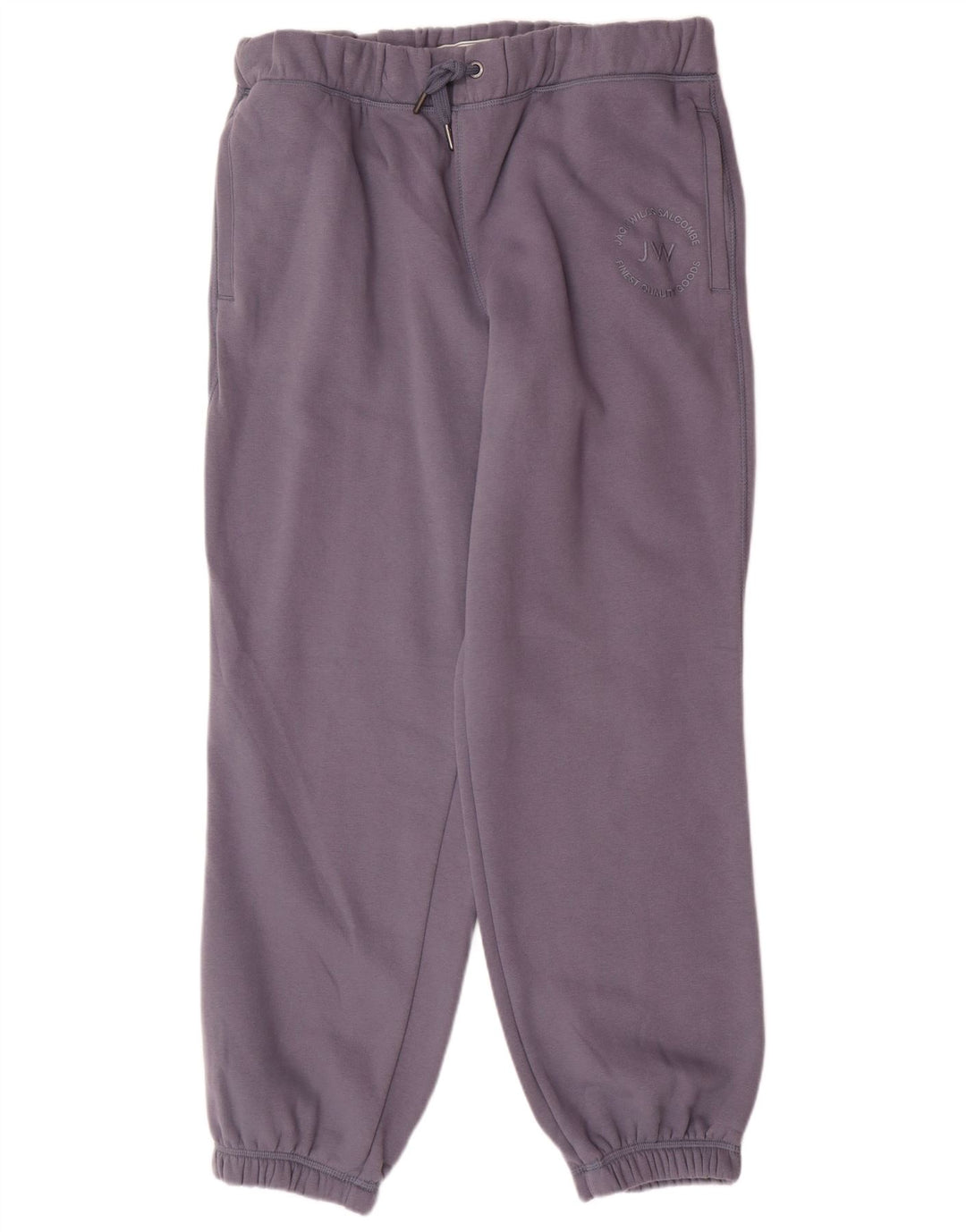 JACK WILLS Womens Tracksuit Trousers Joggers UK 16 Large Purple Cotton