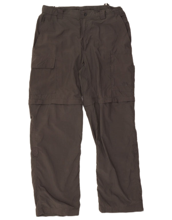 The North Face Mens Straight Cargo Trousers Large W34 L31 Grey Nylon