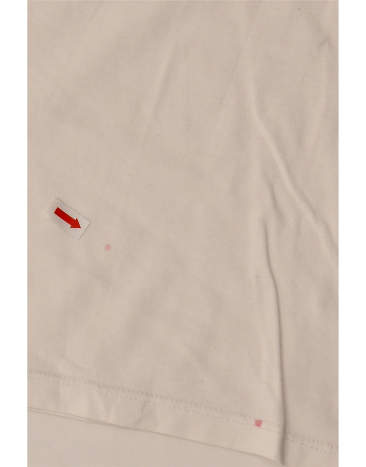 Levi's Womens Graphic T-Shirt Top UK 16 Large White