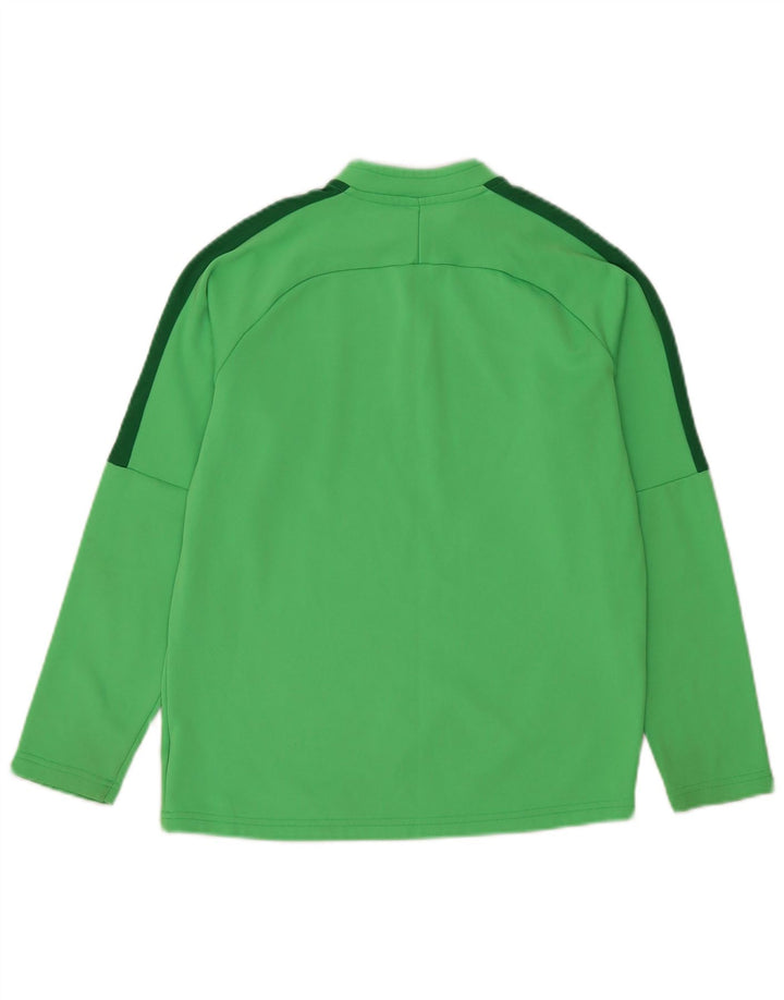 Nike Boys Dri Fit Pullover Tracksuit Top 12-13 Years Large Green