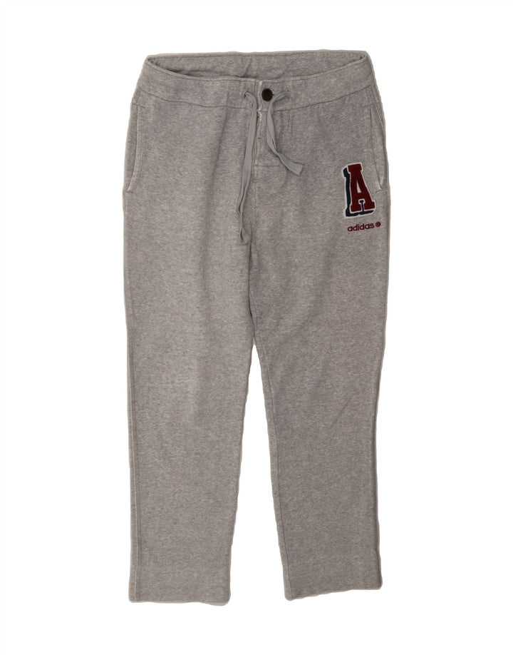 ADIDAS Mens Slim Tracksuit Trousers Small  Grey Cotton Vintage Adidas and Second-Hand Adidas from Messina Hembry 