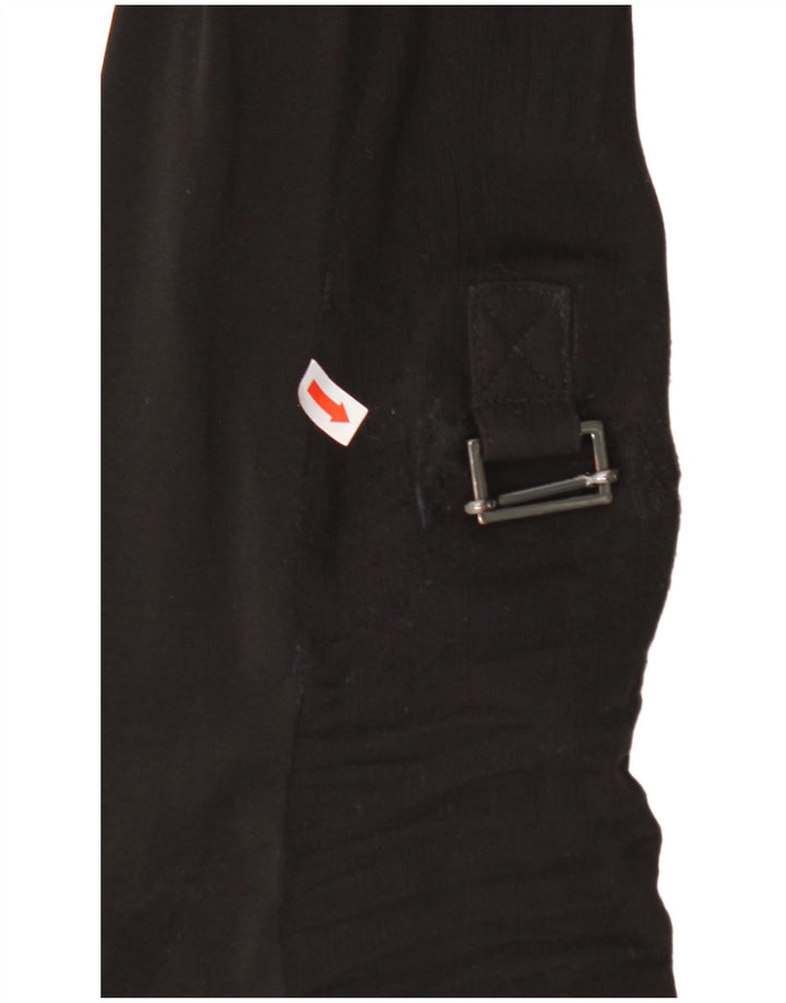 CALVIN KLEIN Womens Shirt Blouse UK 12 Medium Black Polyester