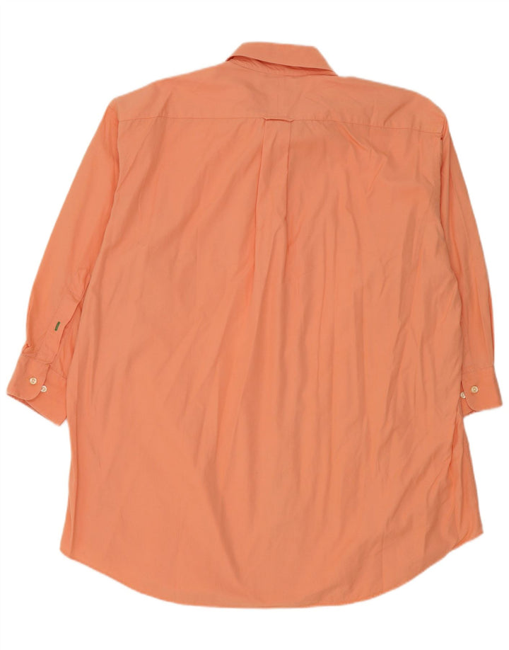 Tommy Hilfiger Mens Tall Shirt Size 17 XL Orange