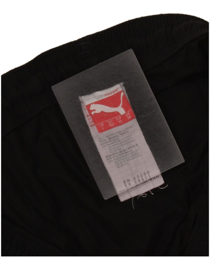 Puma Boys Graphic Sport Shorts 11-12 Years  Black Polyester