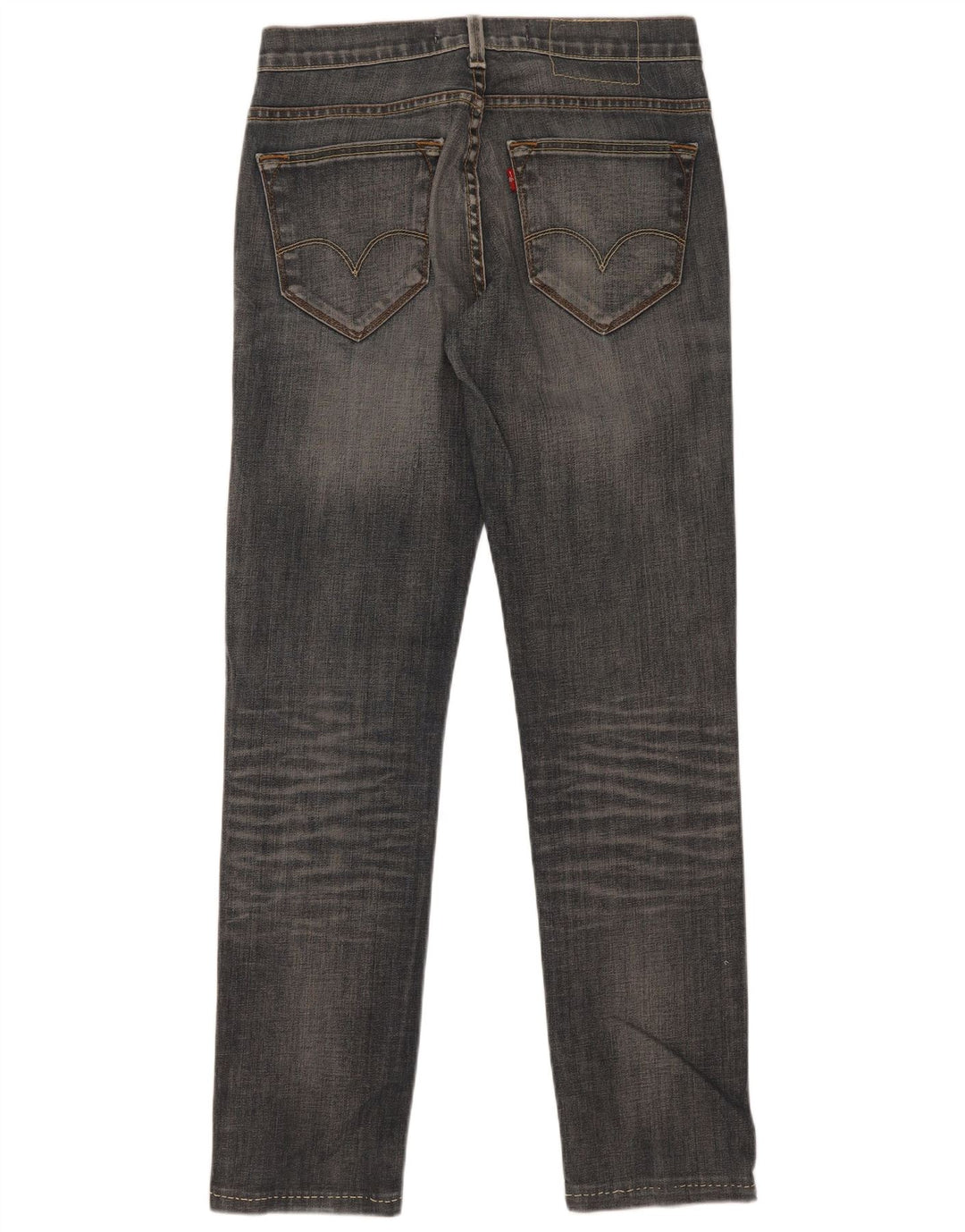 Levi's Mens 519 Slim Jeans W30 L31 Black Cotton