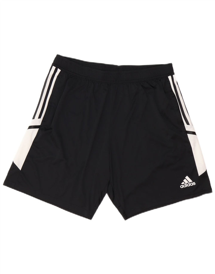 ADIDAS Mens Aeroready Sport Shorts XL  Black Colourblock Polyester