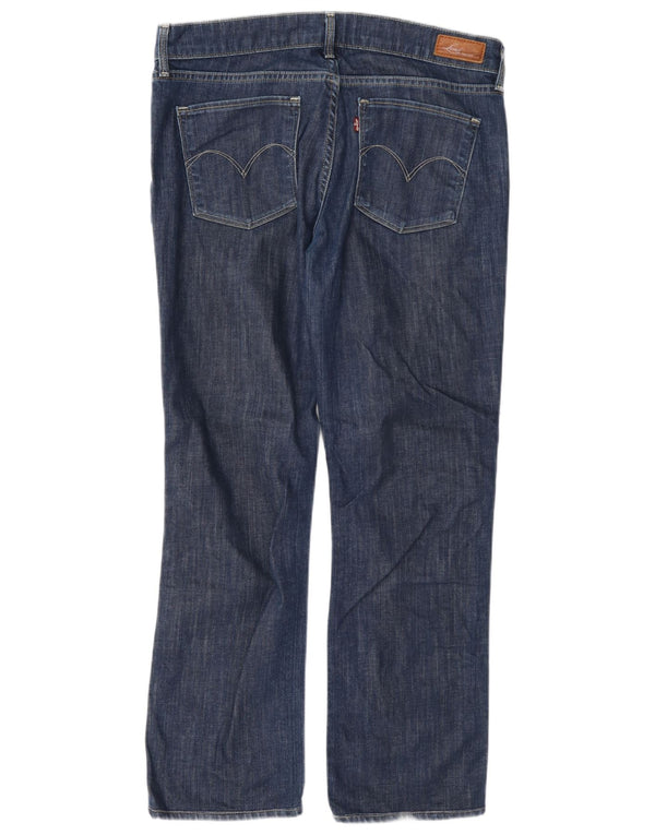 Levi's Womens Demi Curve Skinny Jeans W29 L28 Navy Blue Cotton