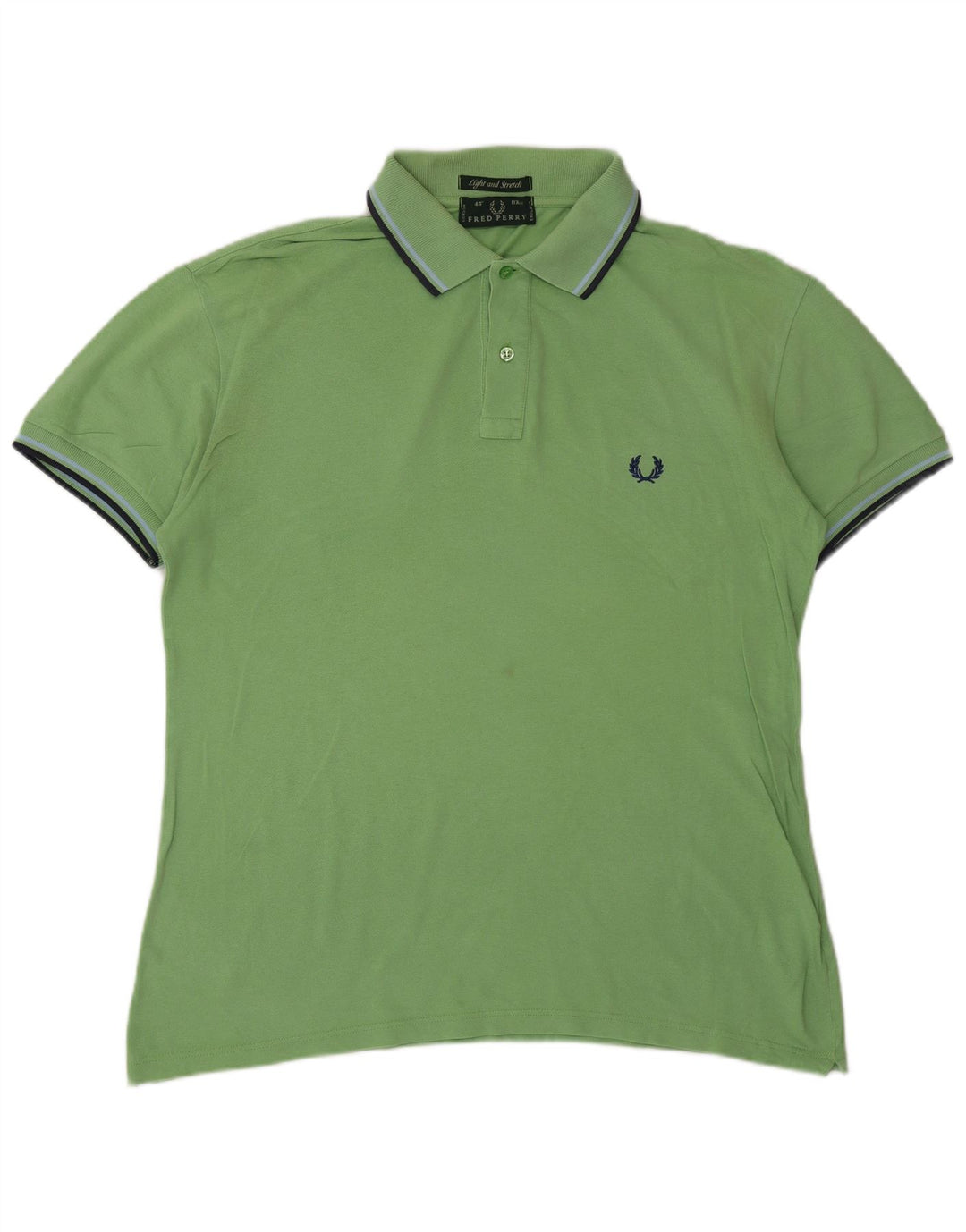 FRED PERRY Mens Polo Shirt Large Green
