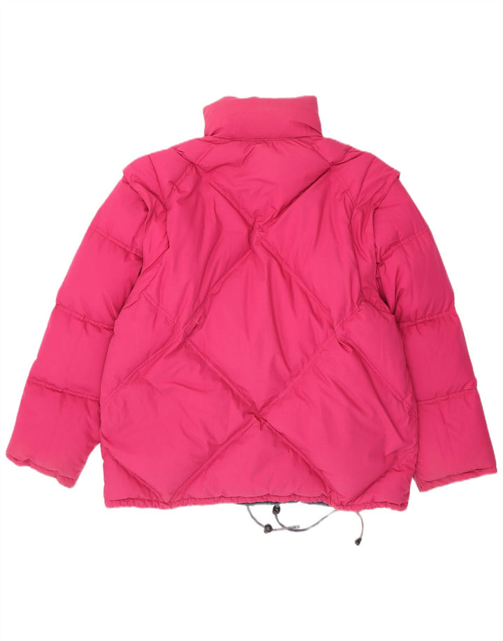 Lotto Mens Reversible Padded Jacket UK 36 Small Navy Blue Polyester