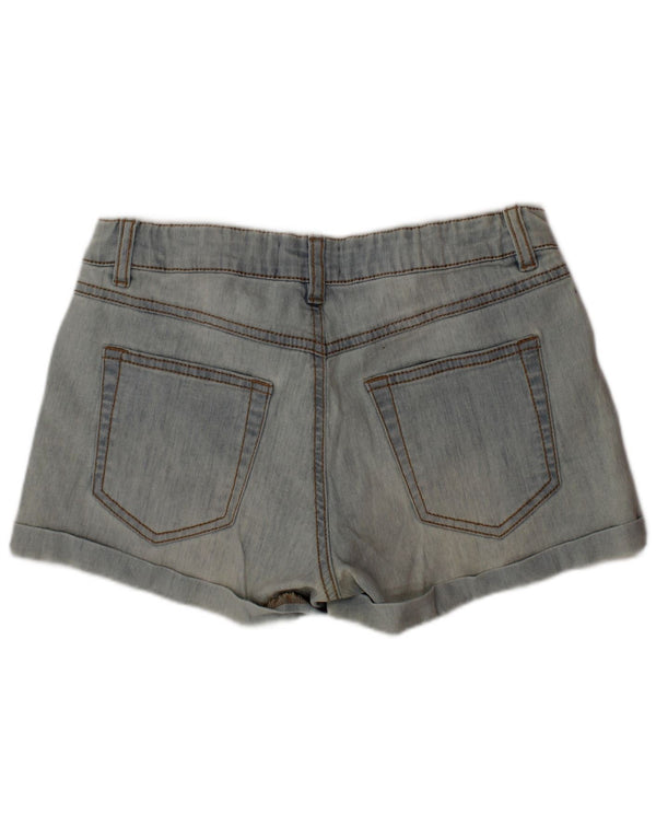 BENETTON Girls Denim Shorts 11-12 Years W26  Blue
