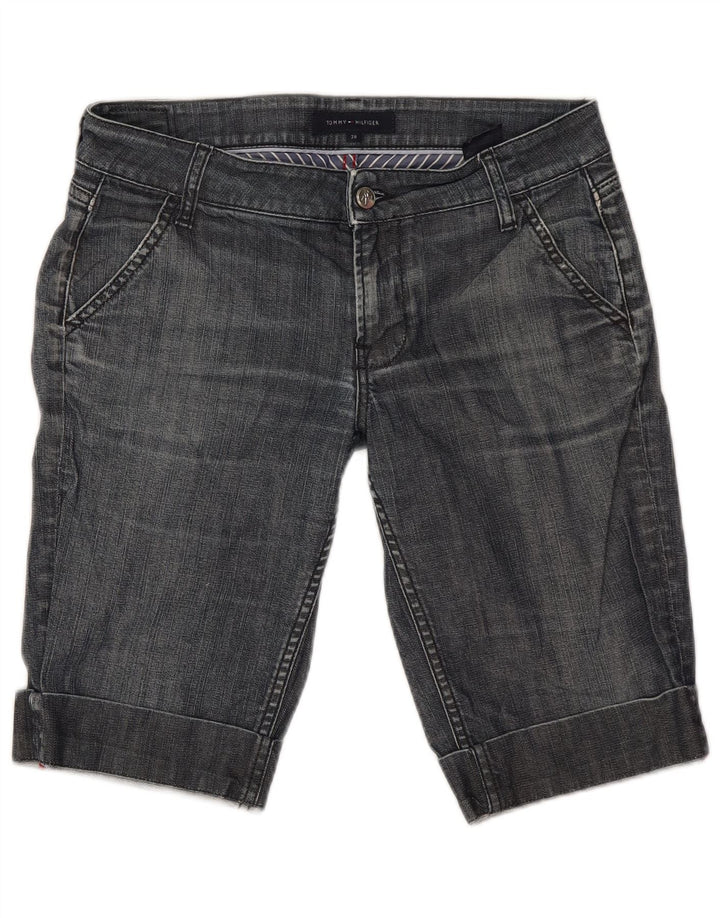 Tommy Hilfiger Womens Bermuda Denim Shorts W28 Medium Blue Cotton