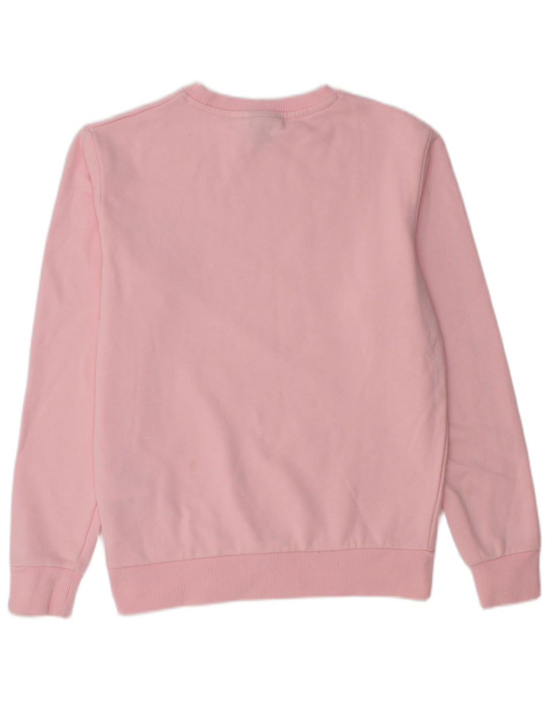 Ellesse Womens Graphic Sweatshirt Jumper UK 8 Small Pink Cotton