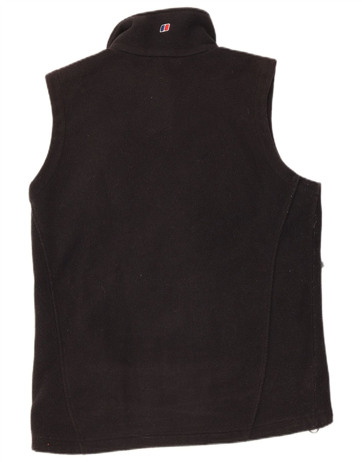 BERGHAUS Boys Fleece Gilet 13-14 Years Black Polyester