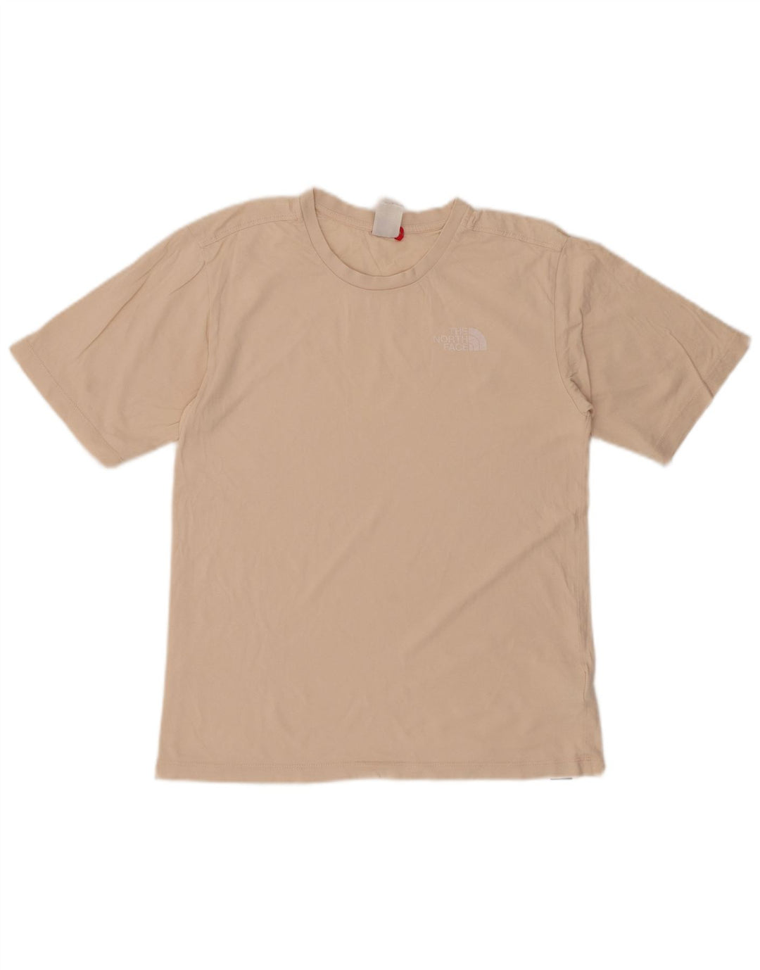 THE NORTH FACE Womens T-Shirt Top UK 6 XS Beige Cotton