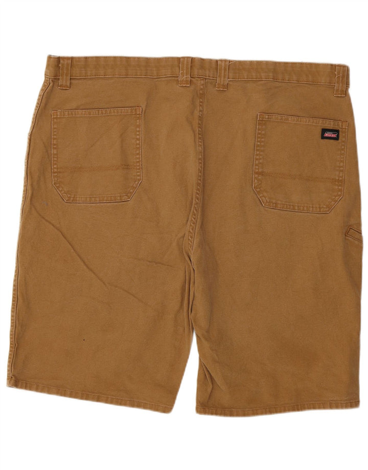 DICKIES Mens Flex Cargo Shorts W44 2XL  Brown Cotton