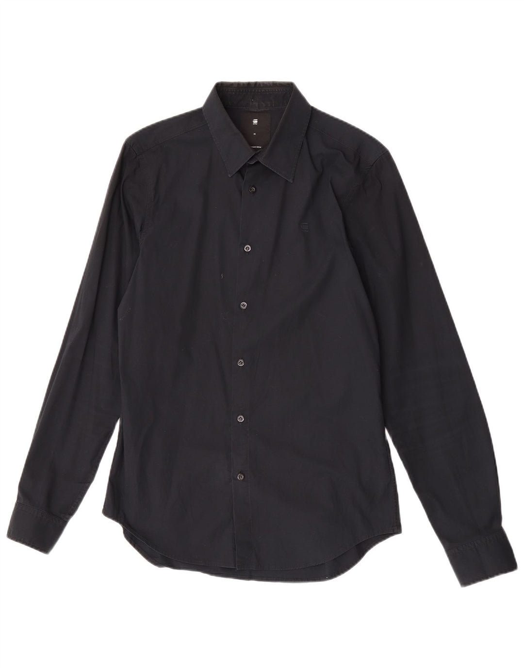 G-Star Mens Shirt Medium Navy Blue Cotton