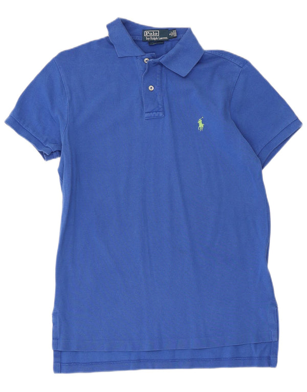 Polo Ralph Lauren Mens Custom Fit Polo Shirt Small Blue Cotton