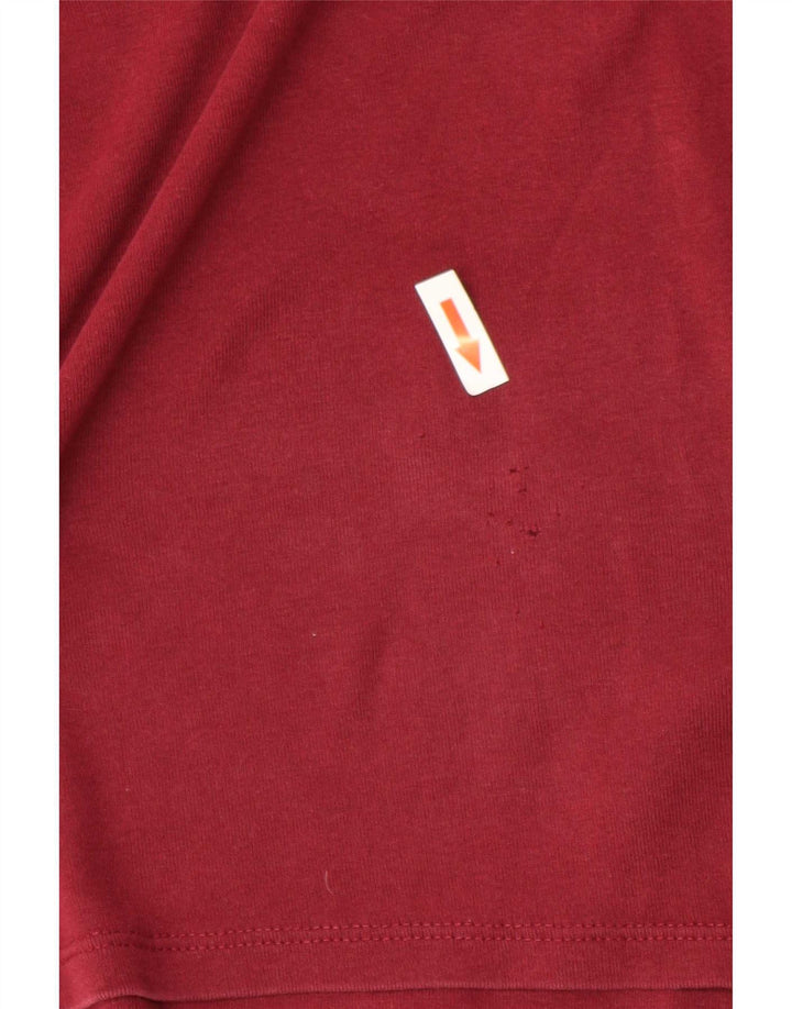 Zara Womens Top 3/4 Sleeve UK 18 XL Red