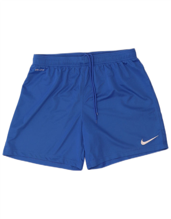 Nike Mens Dri Fit Sport Shorts Large Blue Polyester