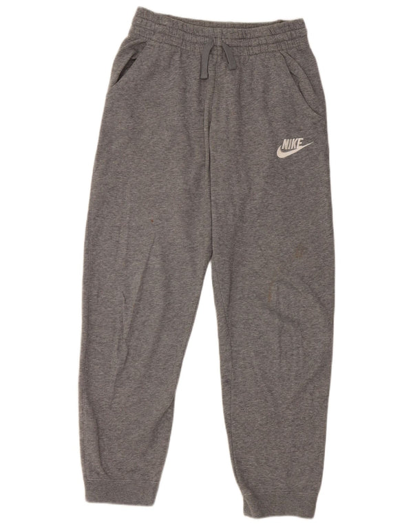 Nike Boys Tracksuit Trousers Joggers 13-14 Years XL Grey Flecked