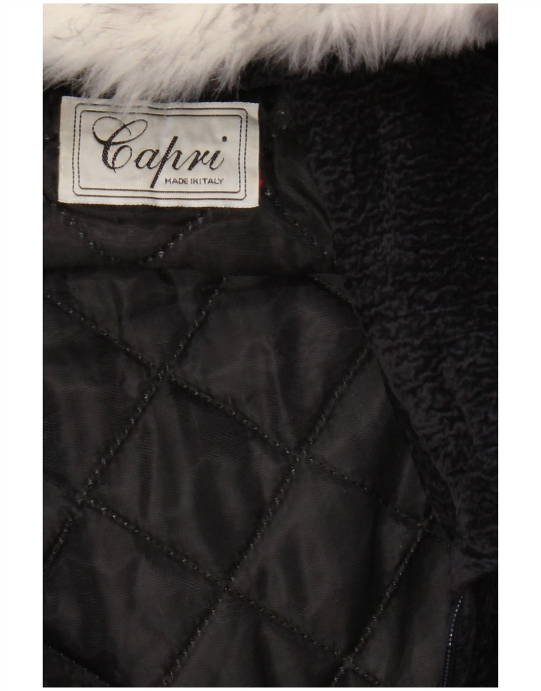 Vintage Womens Oversized Hooded Overcoat UK 18 XL Navy Blue Polyester