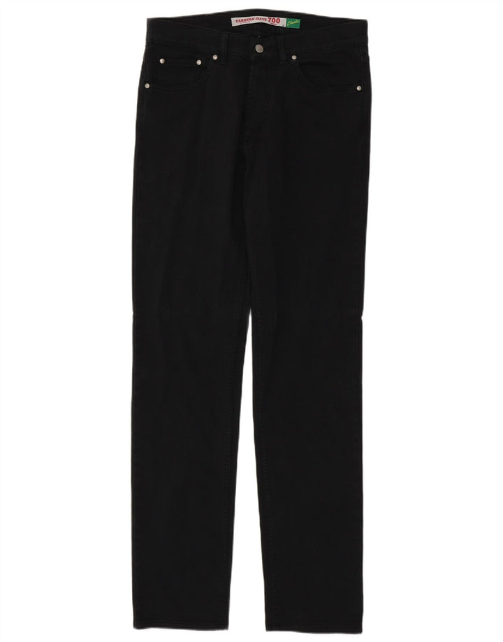 CARRERA Mens 700 Regular Straight Jeans W32 L35  Black Cotton