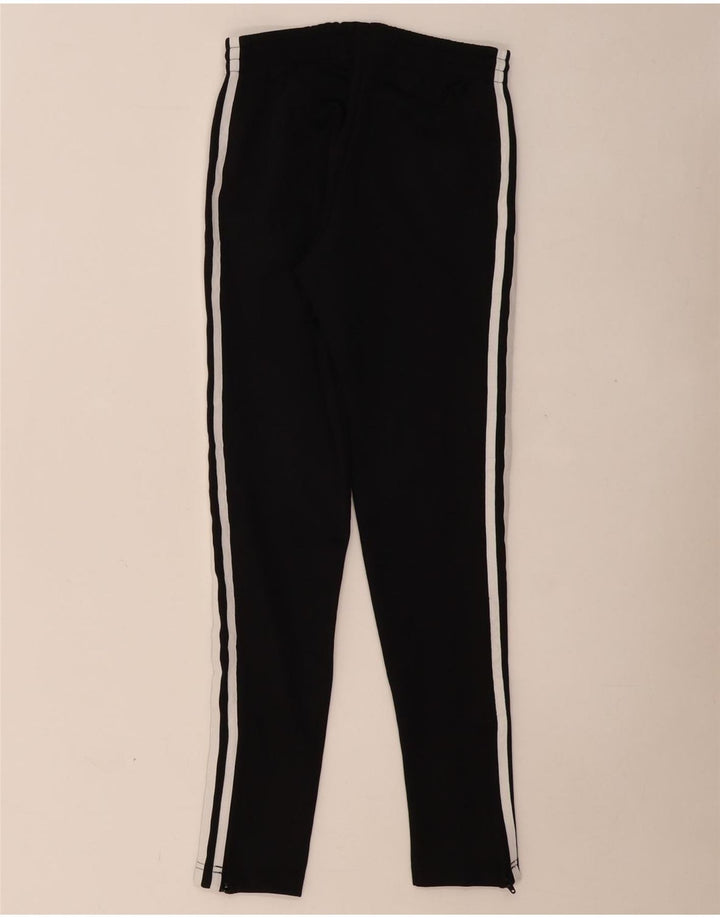 ADIDAS Girls Tracksuit Trousers 11-12 Years  Black Cotton