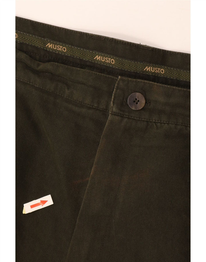 MUSTO Mens Bermuda Shorts W44 2XL Khaki