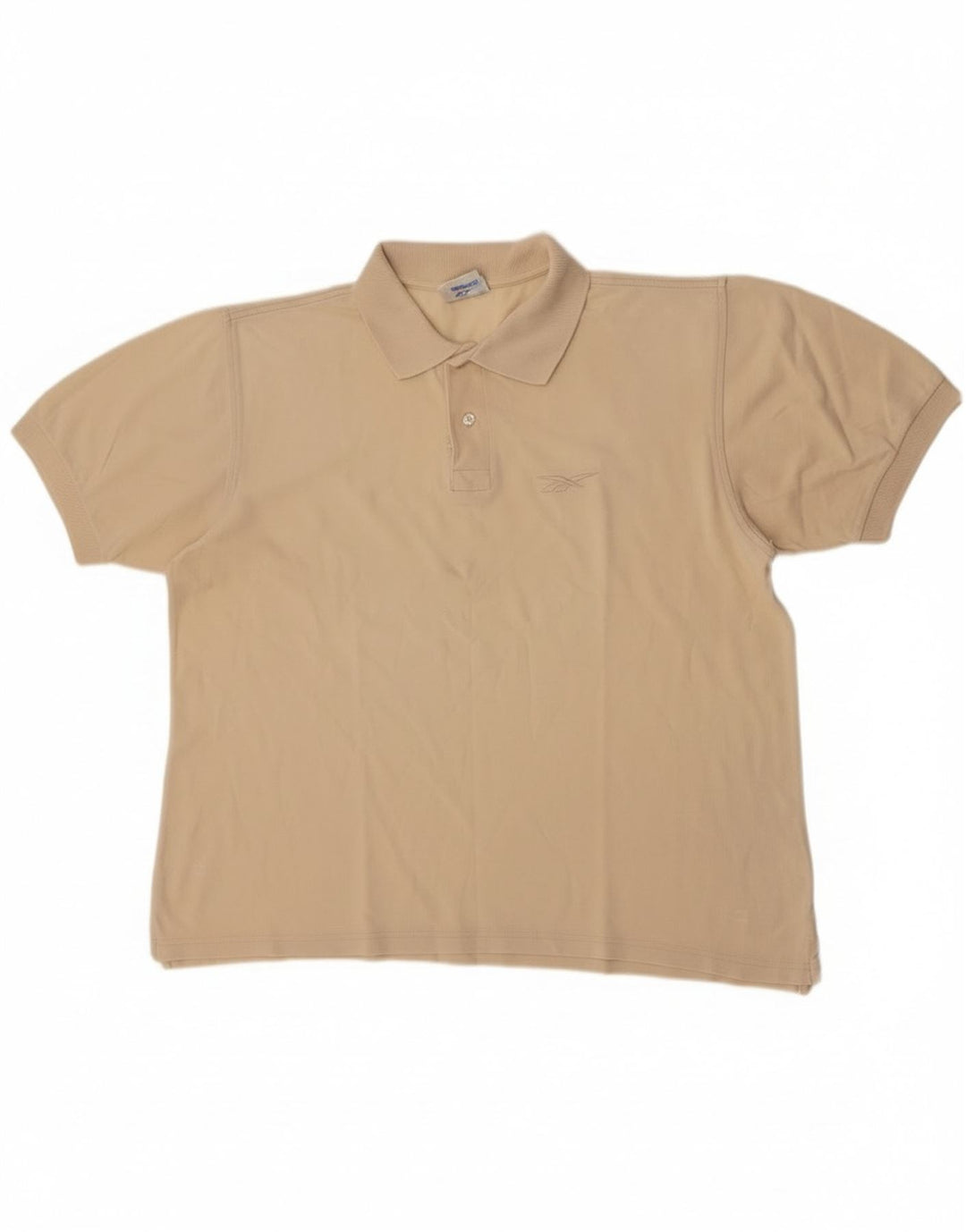 Reebok Mens Polo Shirt Medium Beige