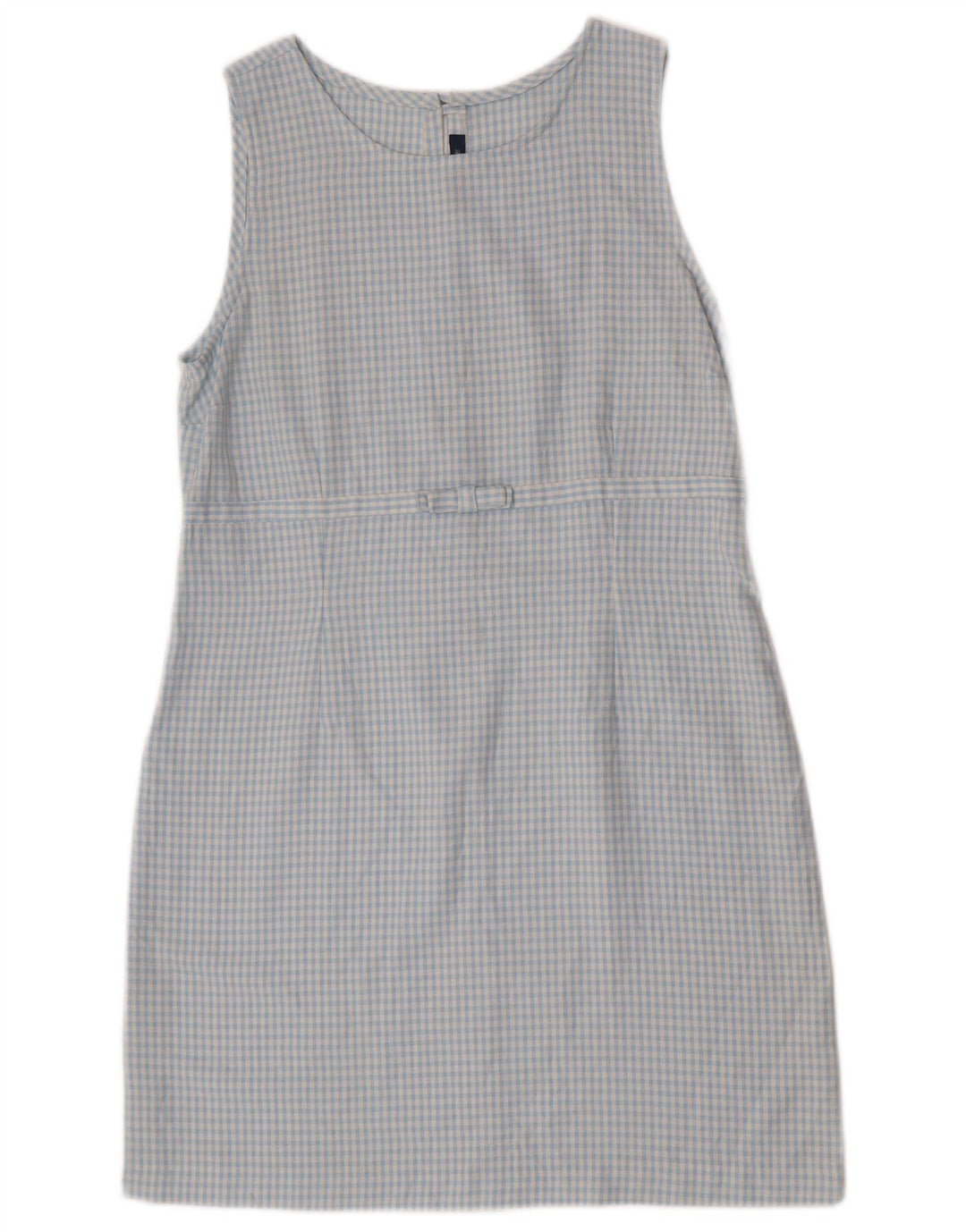 Vintage Womens 3 Button 2 Piece Set IT 46 Large Blue Gingham Viscose