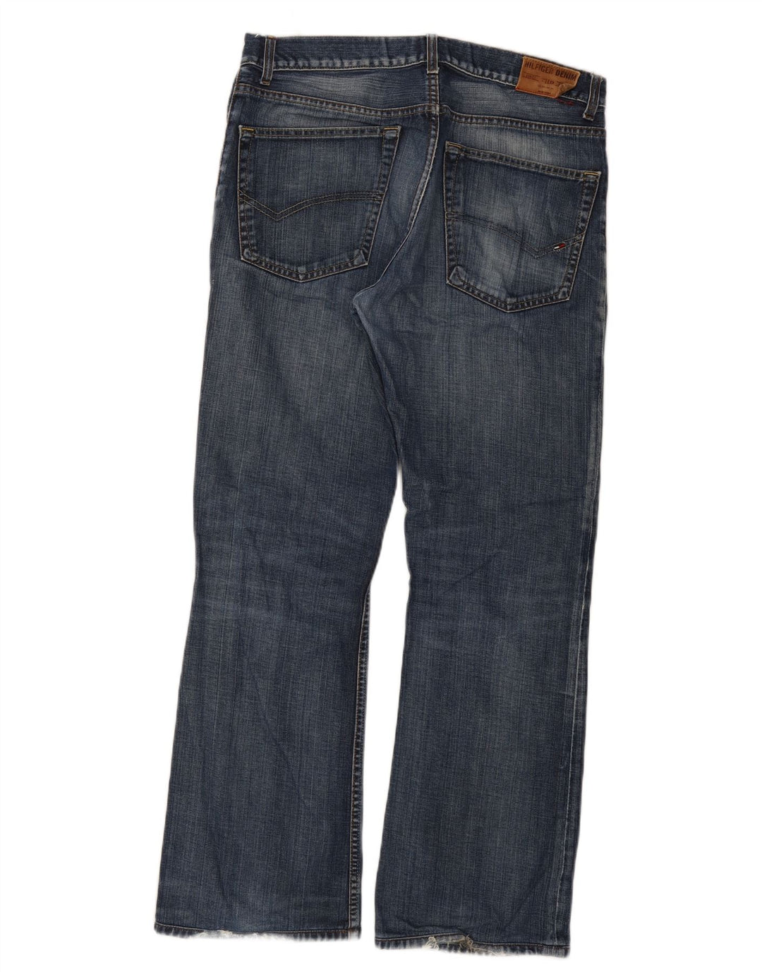 Tommy Hilfiger Mens Bootcut Jeans W34 L31 Blue