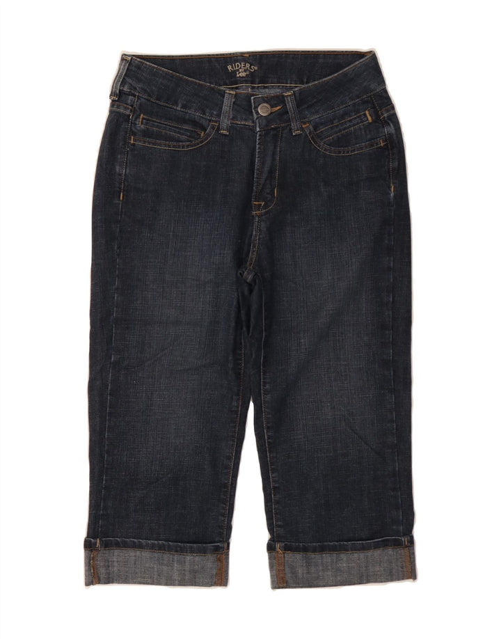 LEE Womens Capri Jeans US 8 Medium W28 L18 Navy Blue Cotton Vintage Lee and Second-Hand Lee from Messina Hembry 