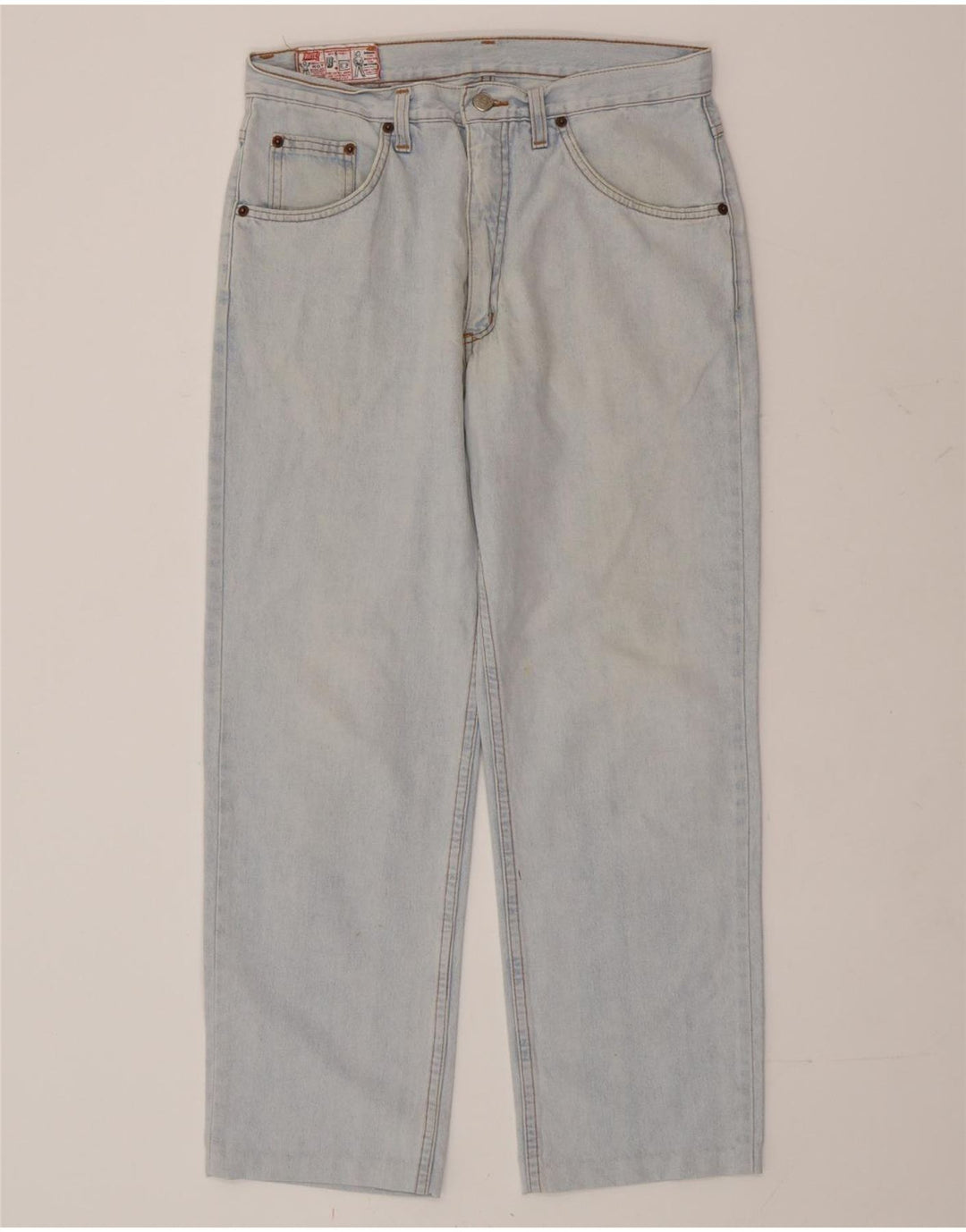 RIFLE Womens Straight Jeans W32 L27 Blue Cotton