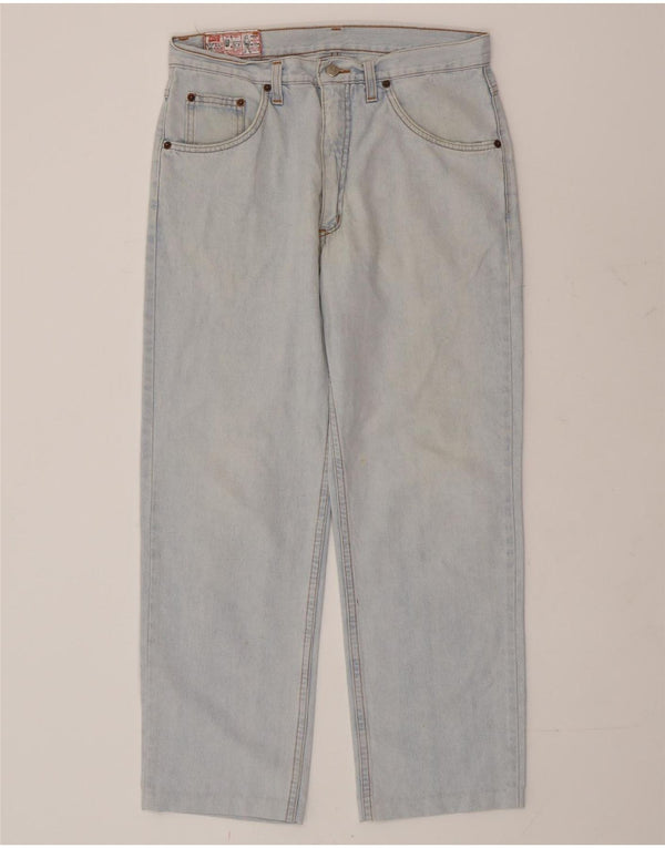 RIFLE Womens Straight Jeans W32 L27 Blue Cotton