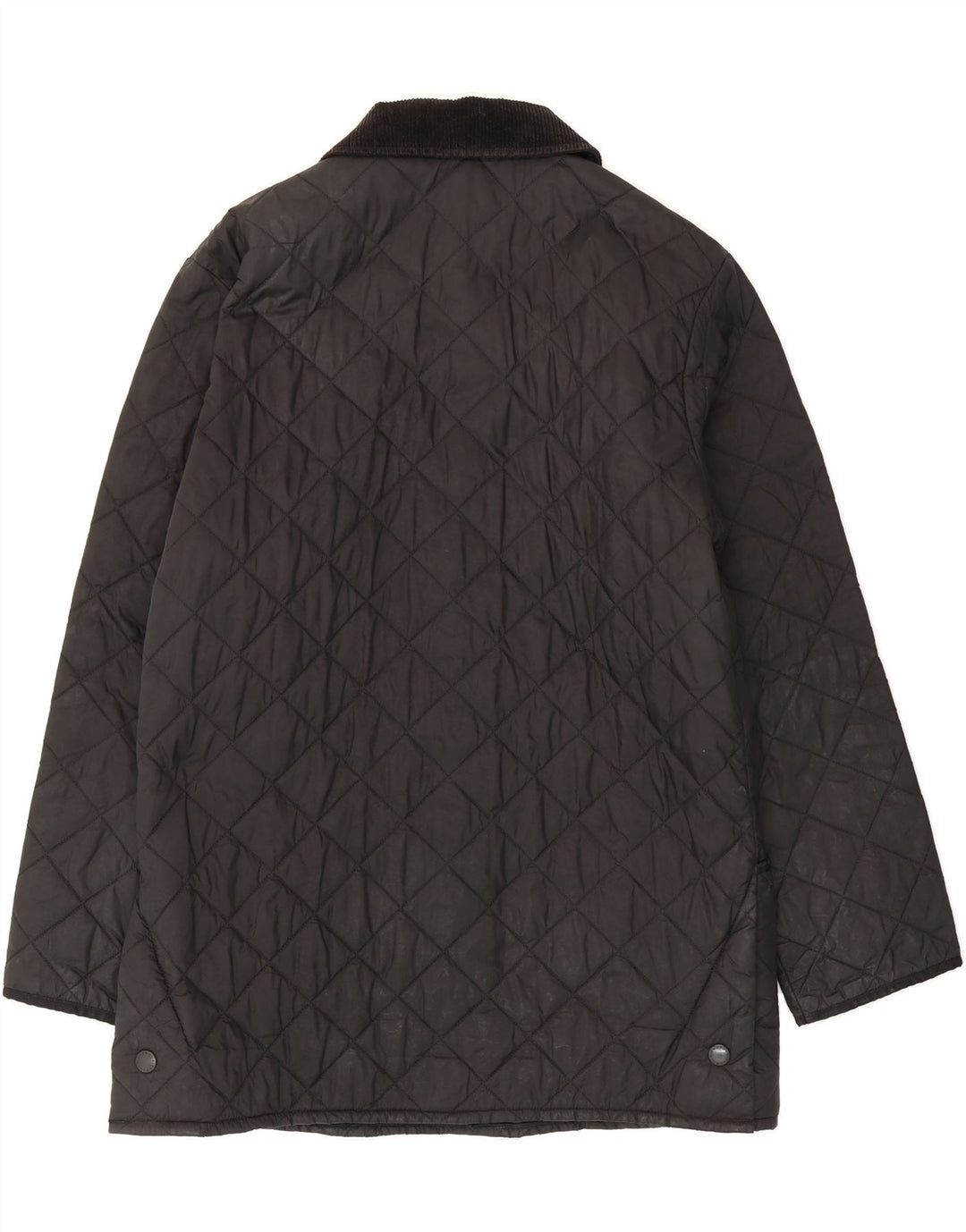 BARBOUR Mens Quilted Jacket UK 36 Small Black Polyamide Vintage Barbour and Second-Hand Barbour from Messina Hembry 