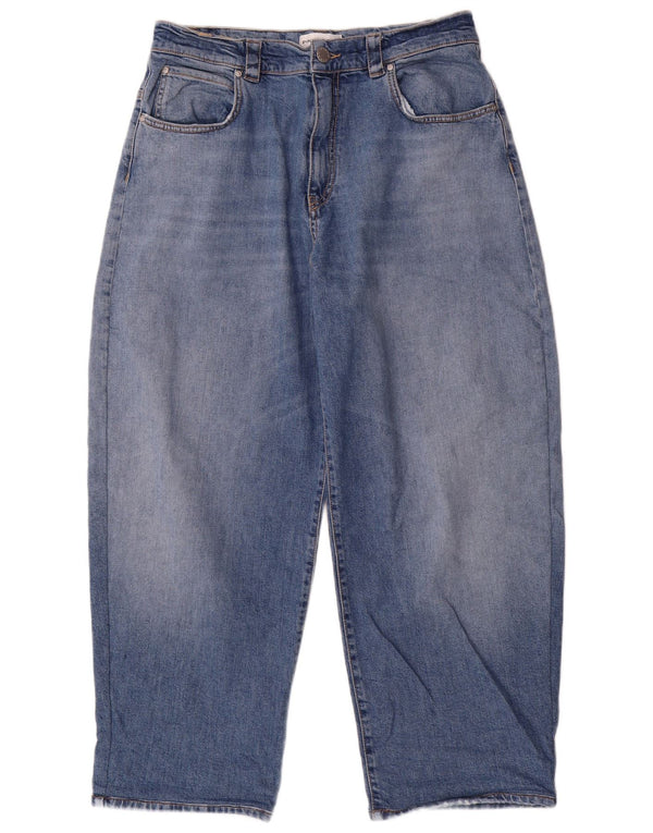 Pinko Womens Loose Fit High Waist Jeans W32 L28 Blue