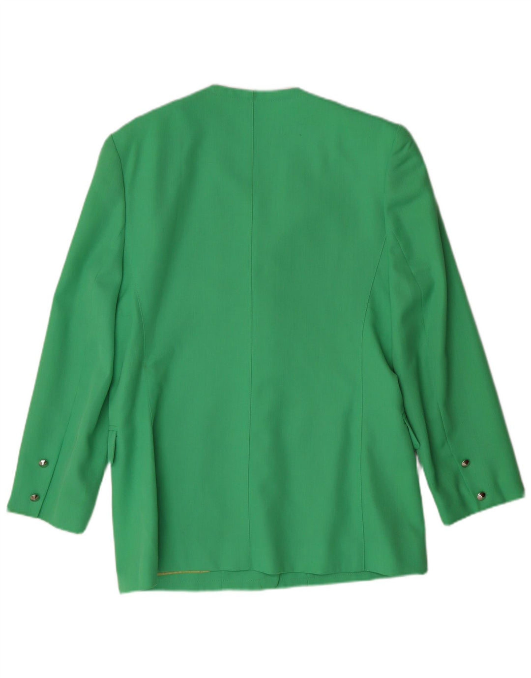 Michael H. Womens 5 Button Blazer Jacket UK 14 Medium Green Classic