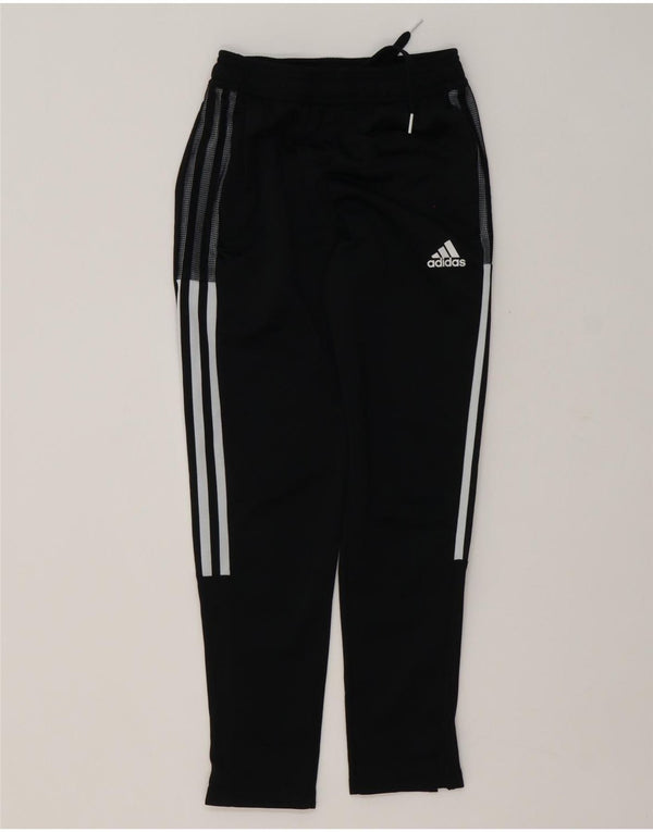 Adidas Boys Tracksuit Trousers 9-10 Years  Black Polyester