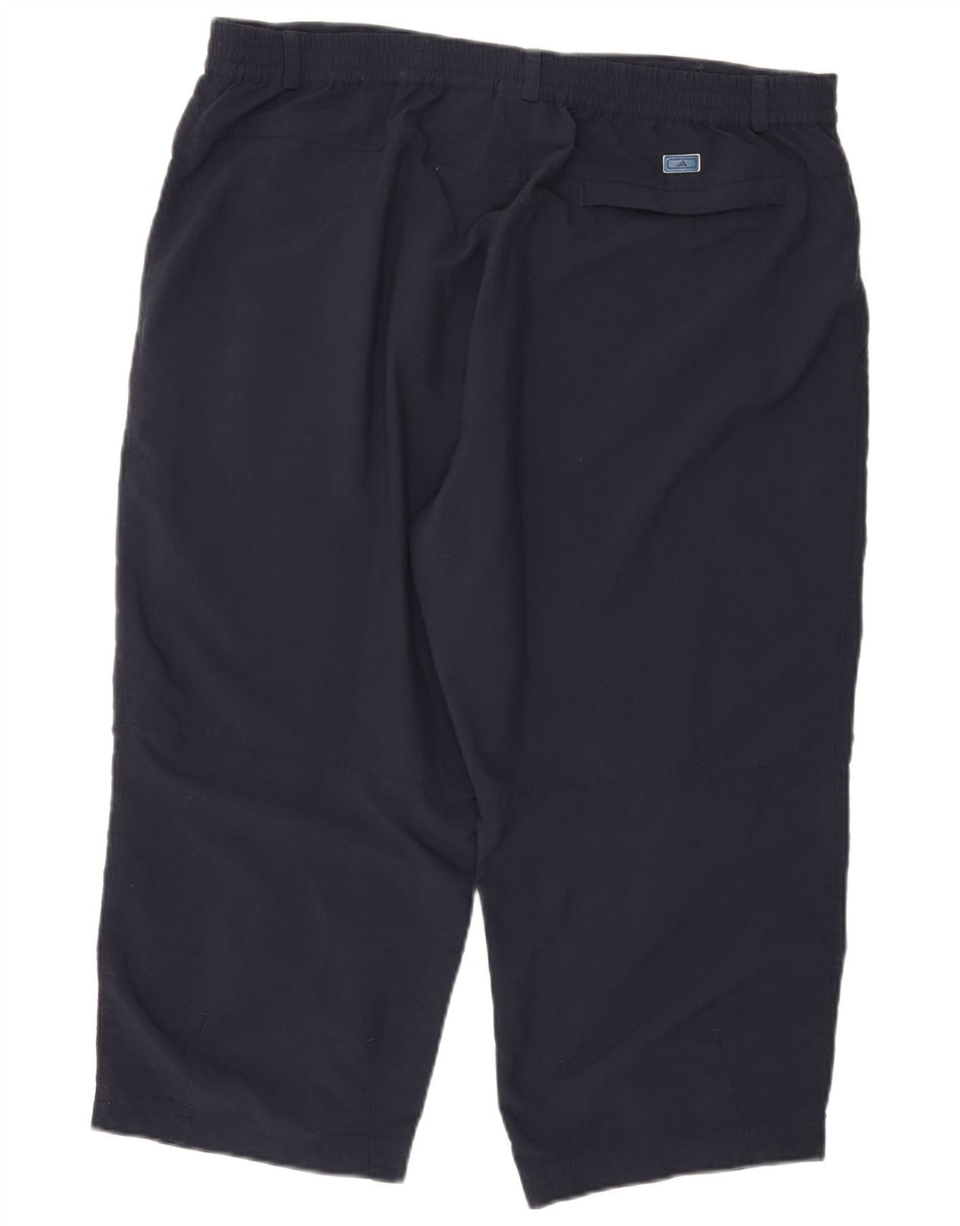 ADIDAS Mens Straight Capri Trousers W40 L21 Navy Blue Polyamide