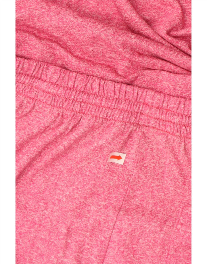 DIADORA Womens Oversized Graphic 2 Piece Set UK 10 Small Red Cotton