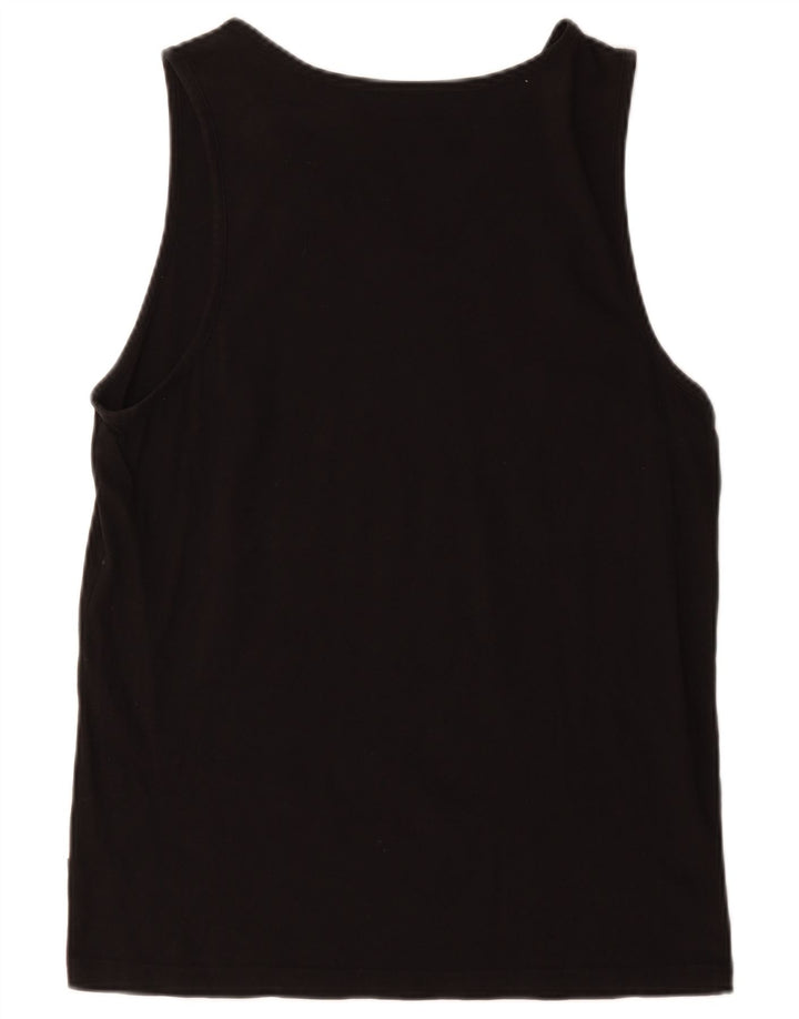 Puma Mens Graphic Vest Top Medium Black Cotton